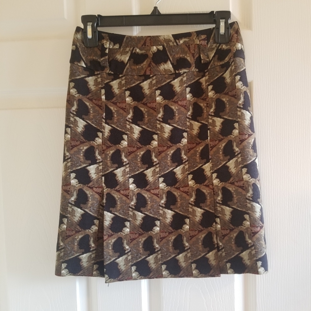 Ectetera wool silk pencil skirt
